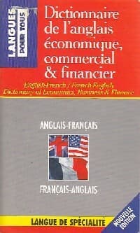 Dictionnaire de l'anglais économique, commercial et financier - Jean-Pierre Berman