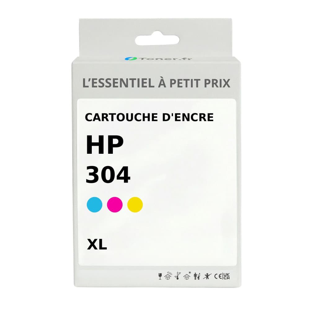 Cartouche d'encre compatible HP 304 XL Couleur