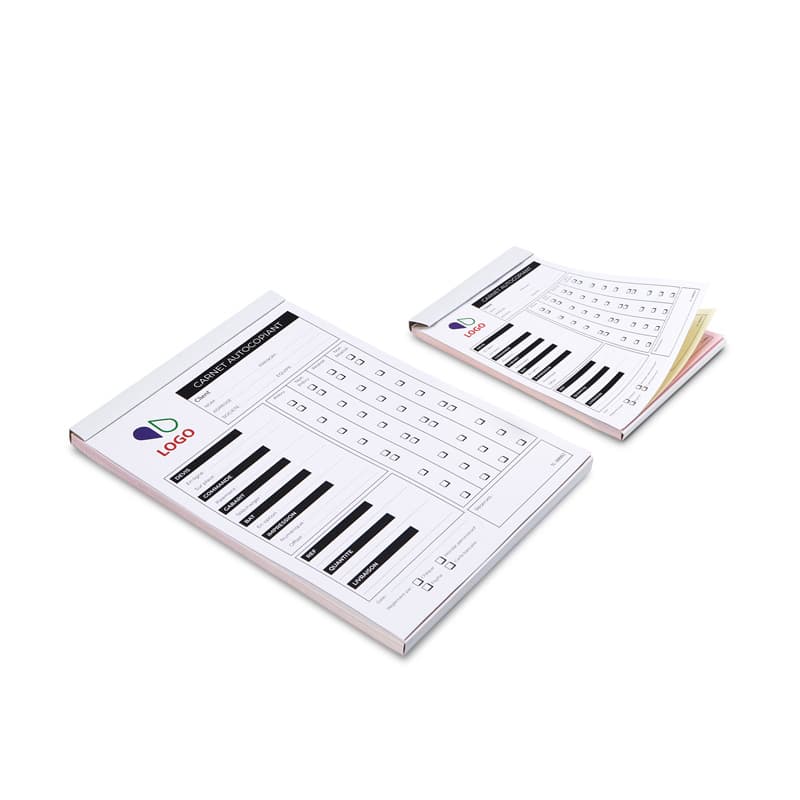 10.00000 Carnets Autocopiants | Imprimez Vos Carnets Autocopiants Personnalisés A5 - Easyflyer