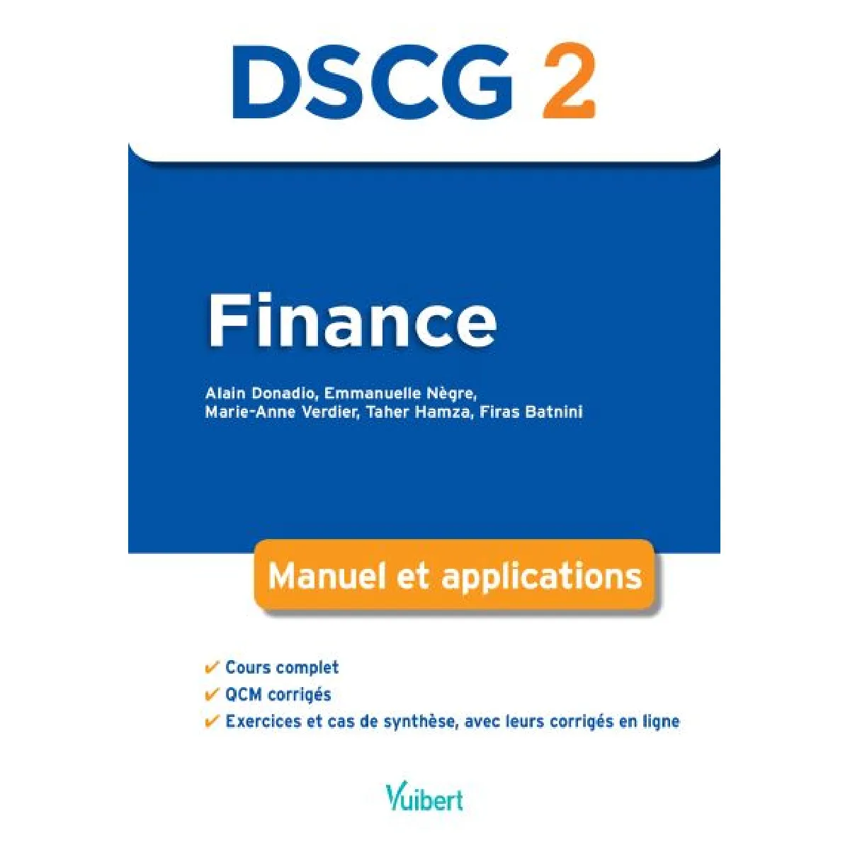 Finance, DSCG 2 : manuel et applications