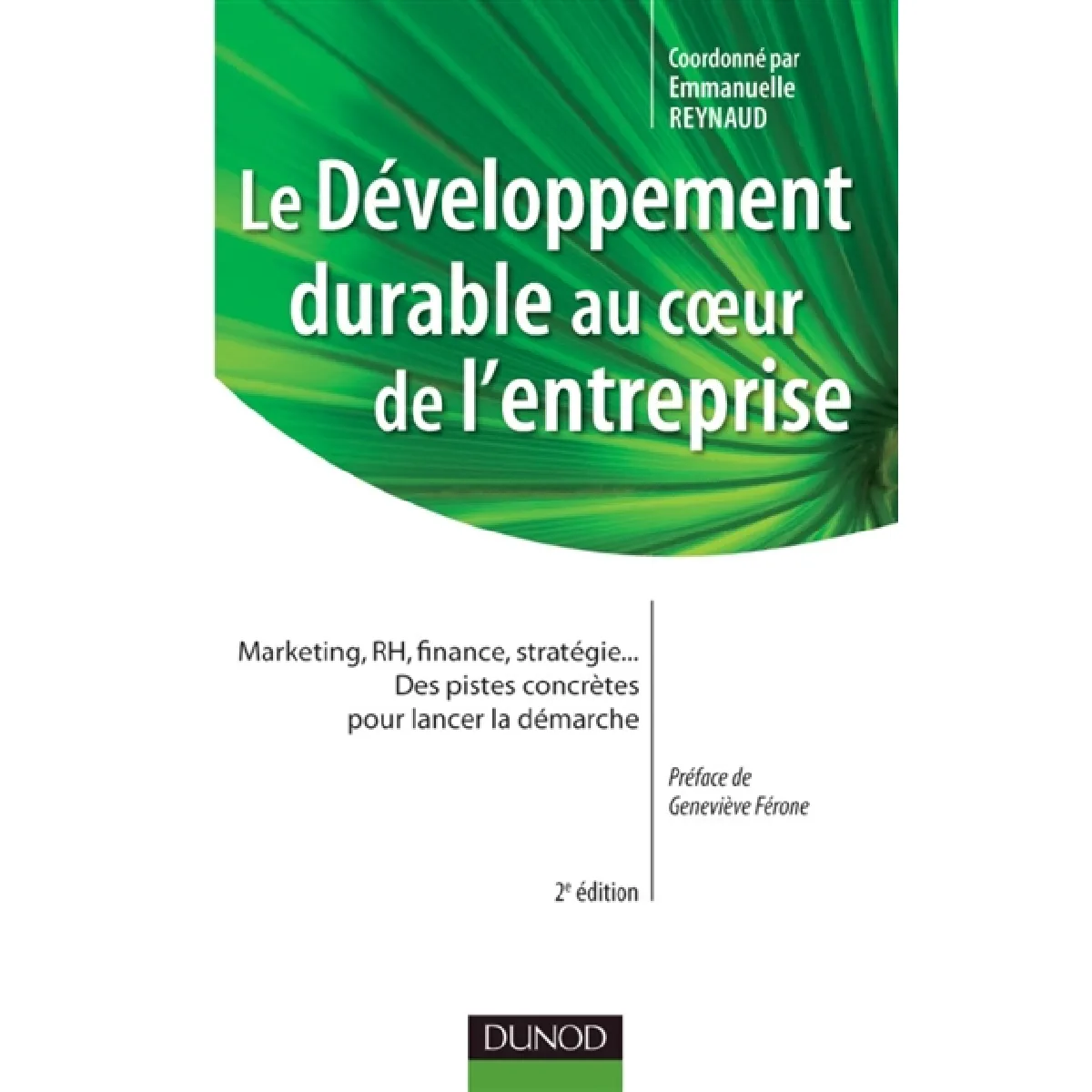 Le développement durable au coeur de l'entreprise : marketing, RH, finance, stratégie... des pistes concrètes pour lancer la démarche