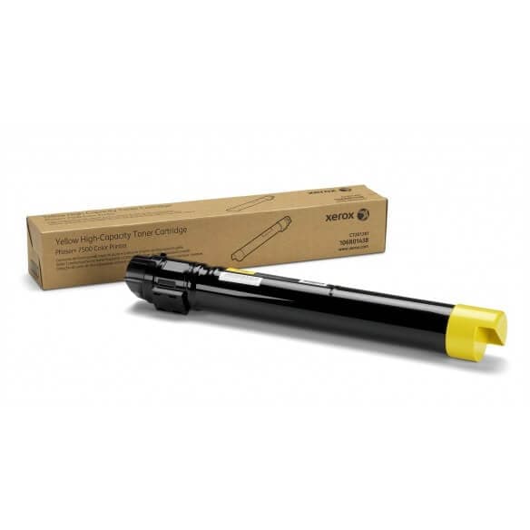 Xerox cartouche de toner d'origine jaune haute capacité (17800 pages) pour Phaser 7500 - 106R01438